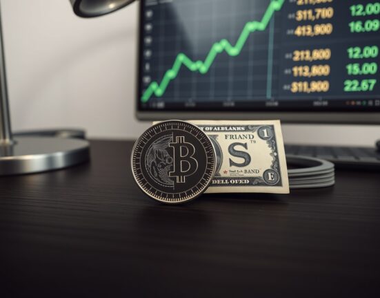 NZD/USD holds firm as softer USD and easing yields support the Kiwi currency, with coins and chart illustrating forex market trends.