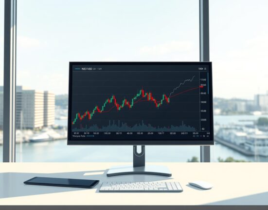NZD/USD currency chart analysis ahead of the RBNZ monetary policy decision.