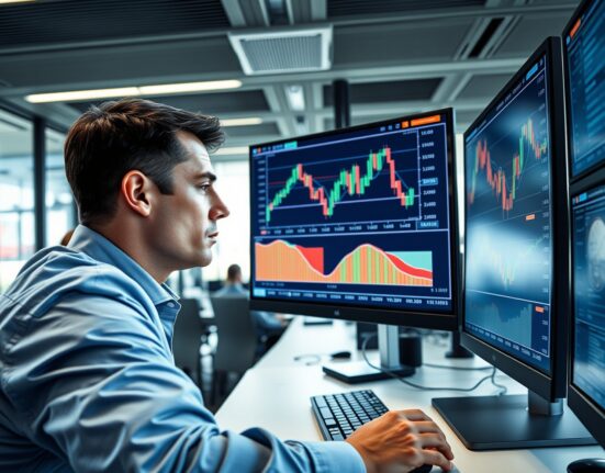Forex trader analyzing NZD/USD price chart showing the Kiwi dollar failing to hold gains.