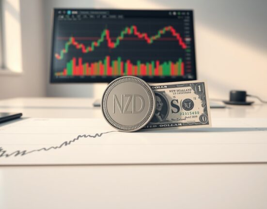 NZD/USD Price Forecast chart showing bullish trend toward 0.5930 resistance level amid US Dollar weakness.