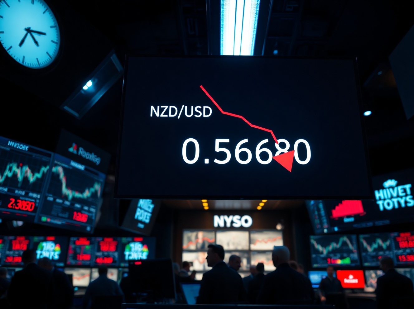 NZD/USD Under Pressure: Bears Target YTD Low at 0.5680 as US Dollar Rally Continues