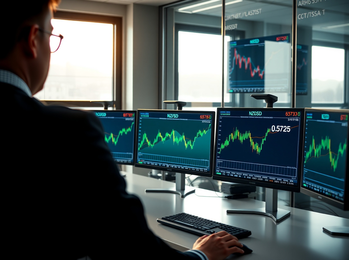 NZD/USD Price Forecast: Pair Hits Weekly High Near 0.5725 as US Dollar Loses Ground