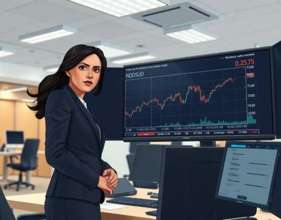 Trader analyzes NZD/USD forex chart rallying to 0.5850 on RBNZ news.