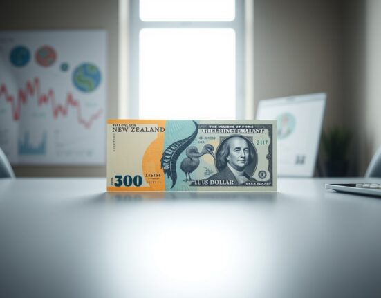 New Zealand Dollar and US Dollar banknotes side by side, representing NZD/USD currency pair