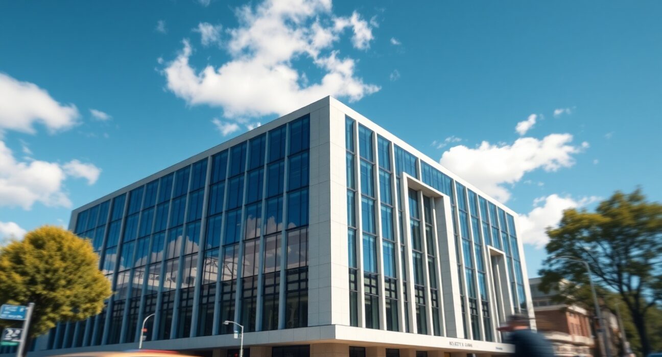 Reserve Bank of New Zealand headquarters where monetary policy decisions impact the NZD/USD currency pair.