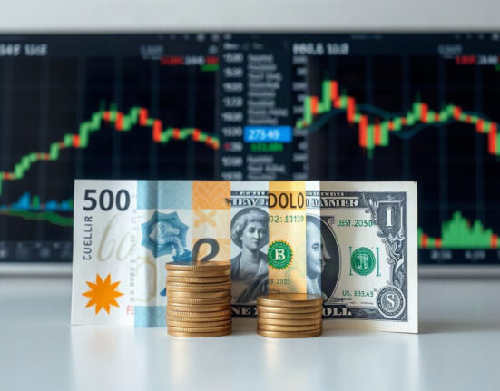 New Zealand dollar and US dollar banknotes side by side, representing the NZD/USD currency pair