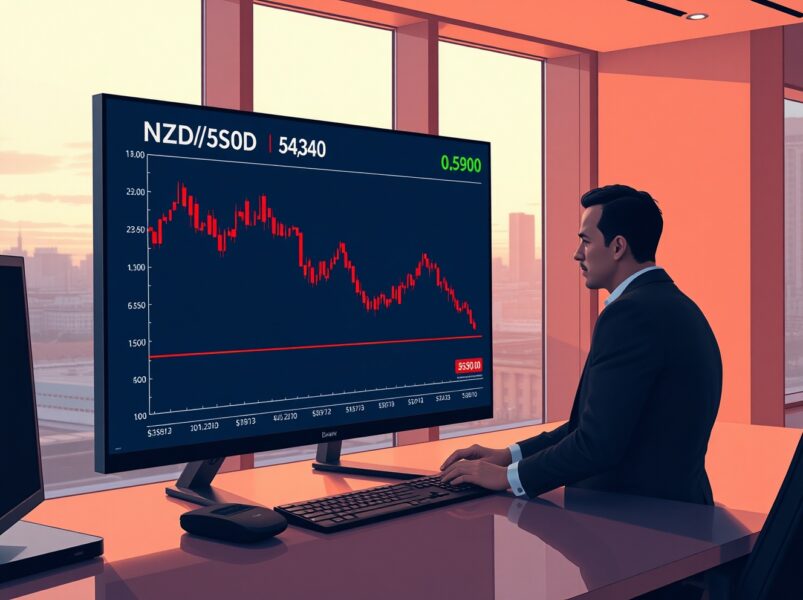 NZD/USD Weakens Below 0.5900 as Surging Iran–US Tensions Fuel US Dollar Safe-Haven Appeal
