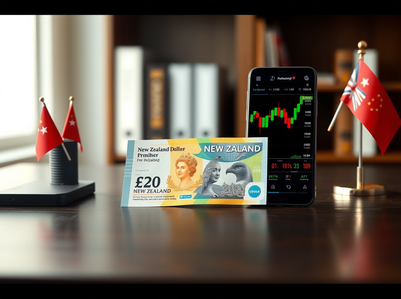 New Zealand Dollar Holds Losses Below 0.5850 as Weak Chinese Data Dampens Demand