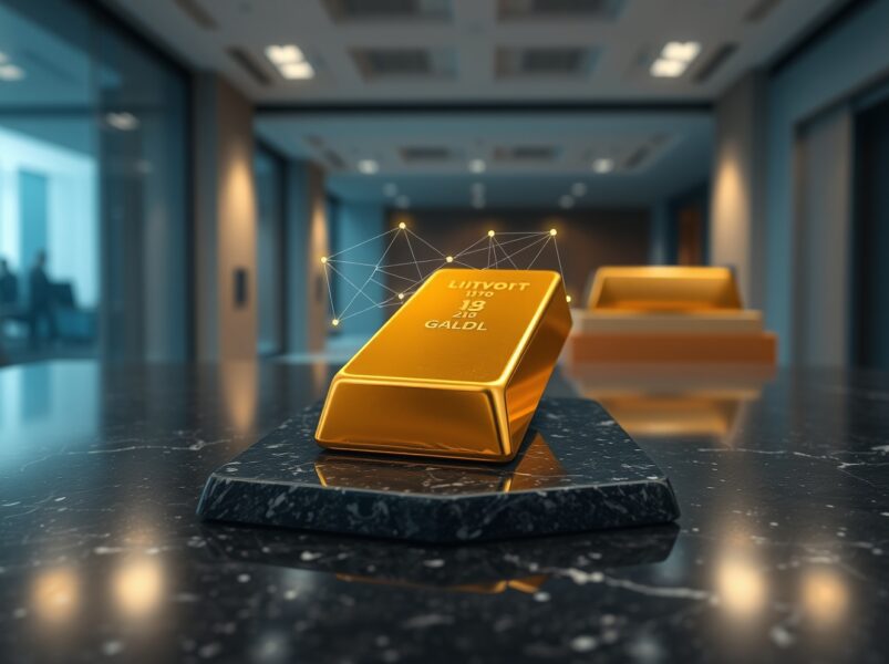 OCBC's tokenized gold fund GOLDX merges physical gold with blockchain technology for institutional investors.