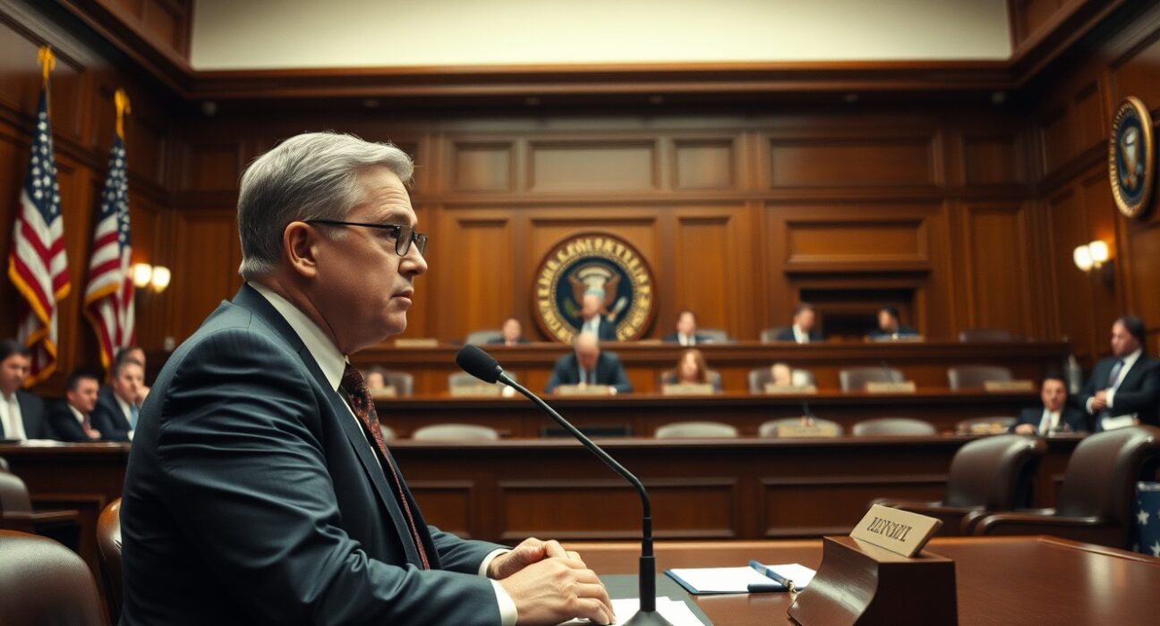 OCC head Jonathan Gould testifying before House Financial Services Committee about crypto bank charter review