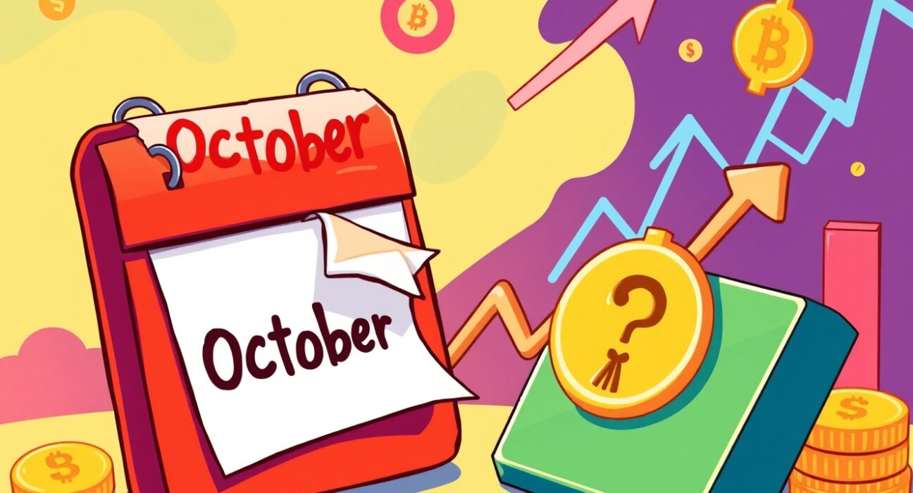 October CPI report cancellation impact on cryptocurrency markets illustrated with calendar and charts
