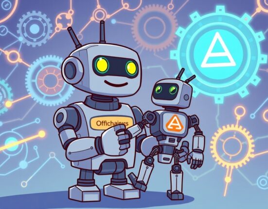 Cartoon illustration of Offchain Labs acquiring ZeroDev, symbolizing enhanced smart account capabilities within the Arbitrum ecosystem.