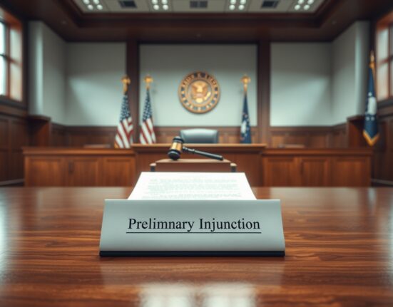 Ohio courtroom scene representing Kalshi's legal setback on prediction market regulation.