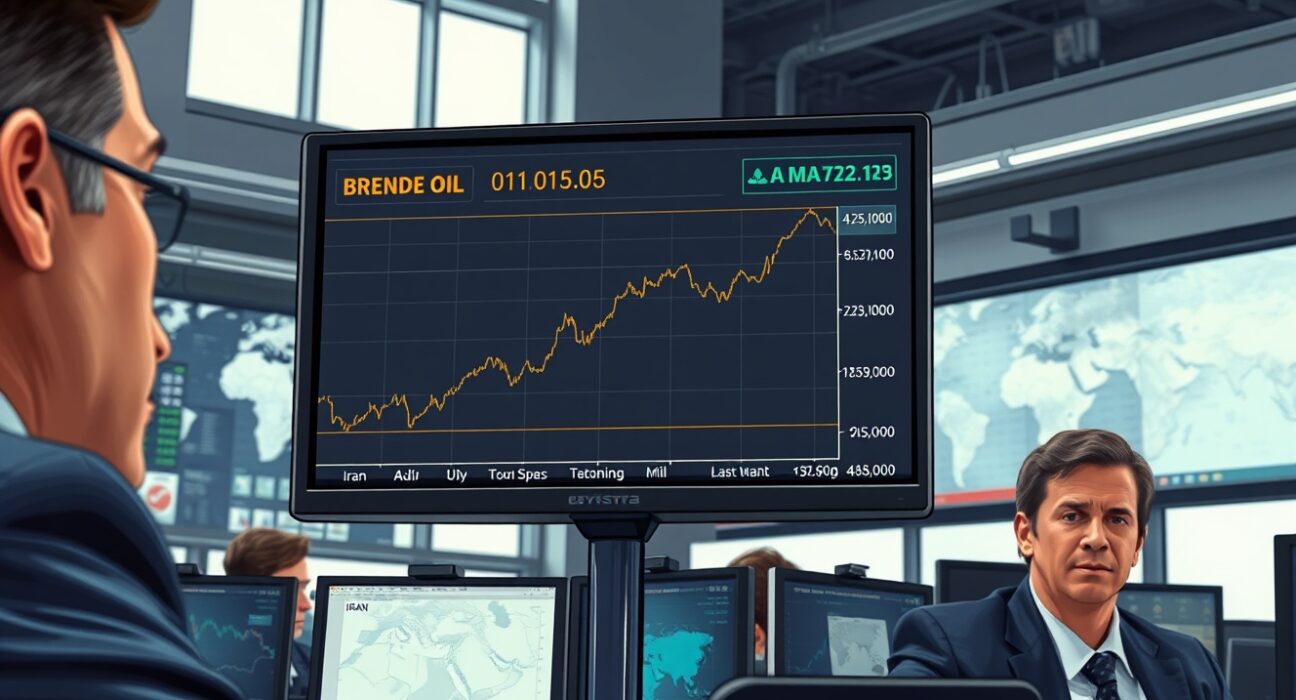 Oil market analysis showing price impact of Iran conflict and Federal Reserve policy reassessment for traders