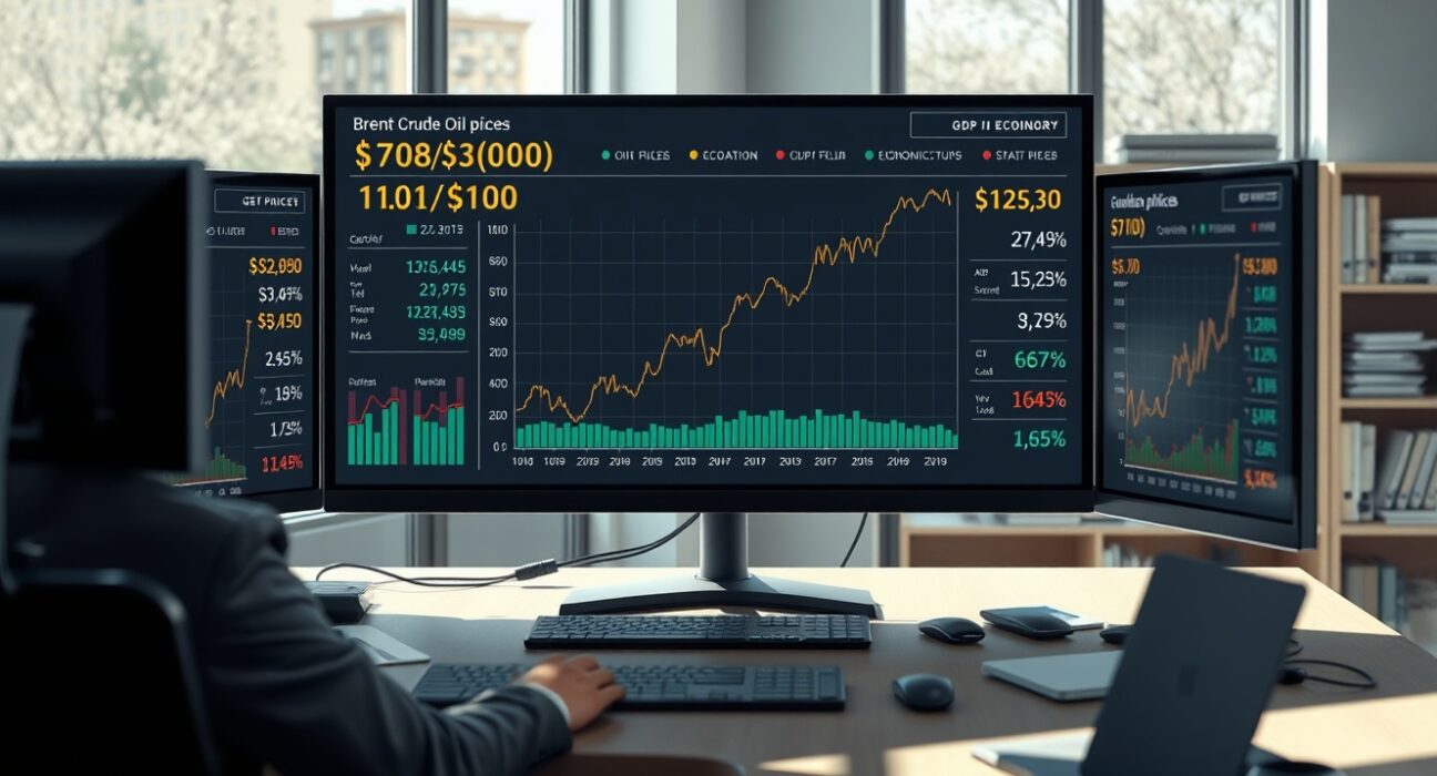 Economic analysis of oil price shocks threatening global growth according to Standard Chartered research