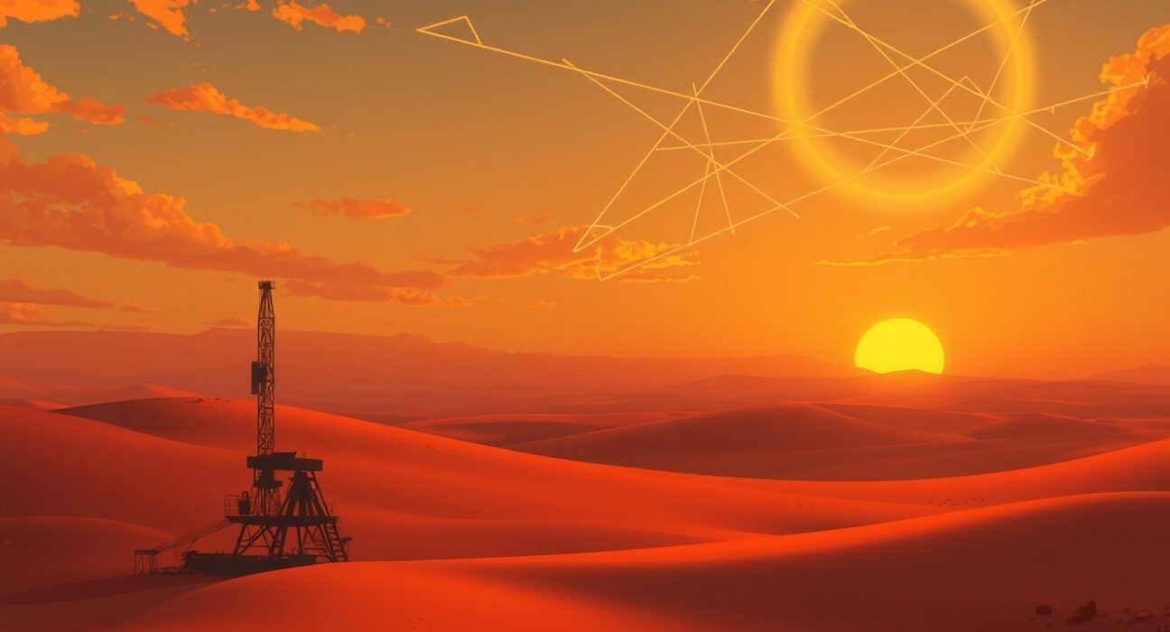 Geopolitical tensions supporting global oil prices with market analysis from Commerzbank.