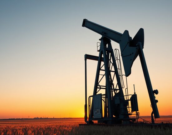 Oil drilling operation generating revenue for the United States economy during price increases