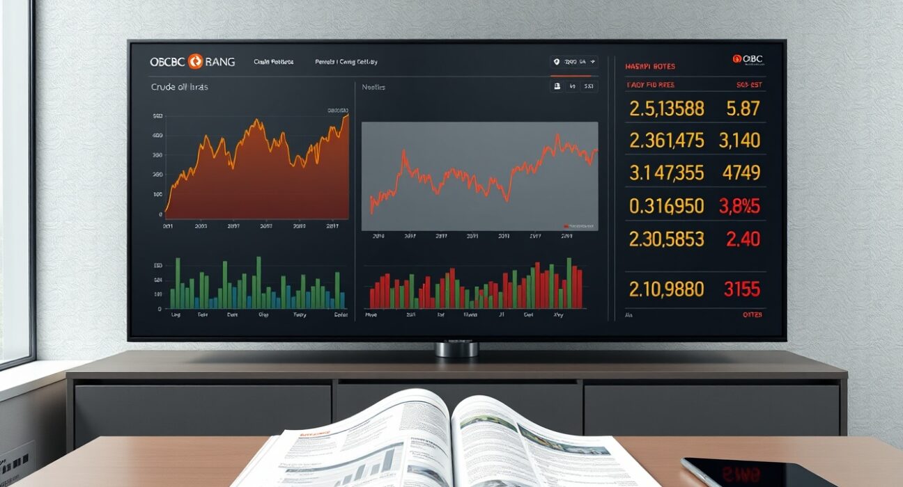 OCBC analysis of oil price impact on stagflation and foreign exchange volatility in global markets