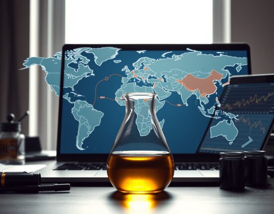 Global oil supply routes and analysis representing market risks and marginal flow dynamics in 2025.