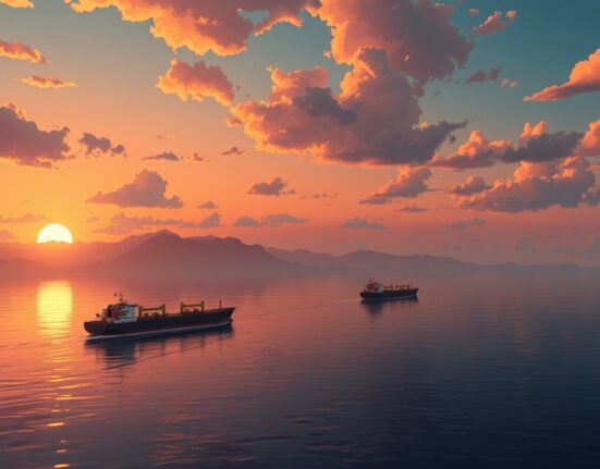 Strait of Hormuz oil supply choke point showing tanker traffic and geopolitical risk