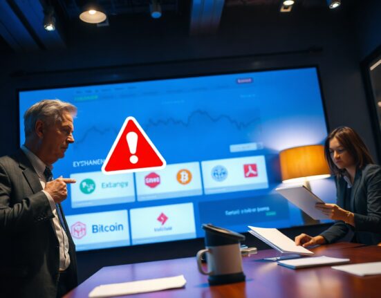Oklahoma securities regulator warning about crypto scam platforms BG Wealth, DSJ, HQI with officials in office