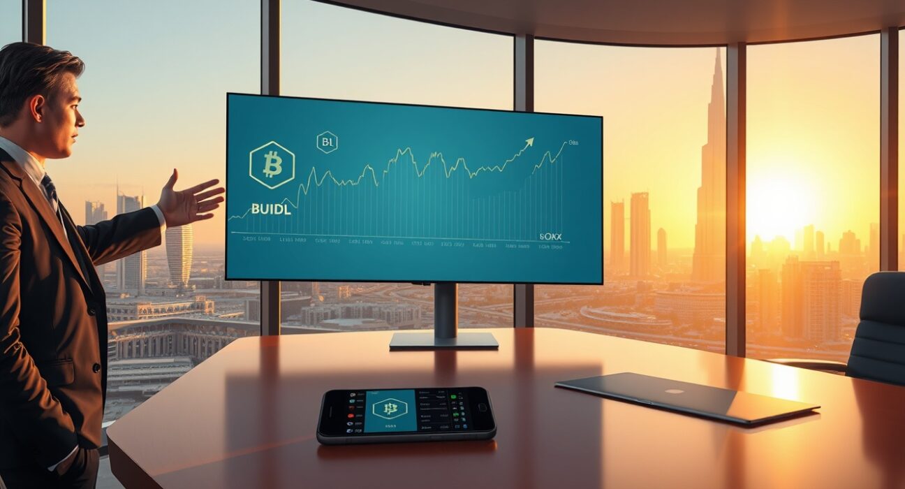 BlackRock BUIDL token used as collateral on OKX exchange for institutional crypto trading via Standard Chartered partnership