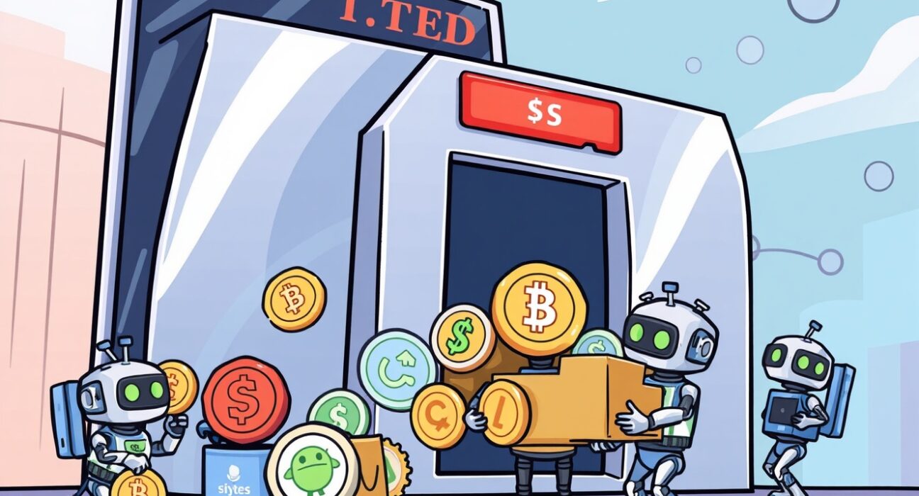 An illustration of a crypto exchange platform organizing its digital assets, symbolizing the crucial OKX delisting of trading pairs.