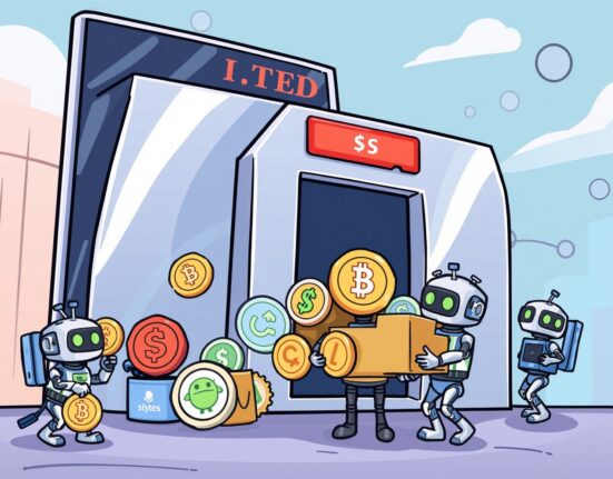 An illustration of a crypto exchange platform organizing its digital assets, symbolizing the crucial OKX delisting of trading pairs.