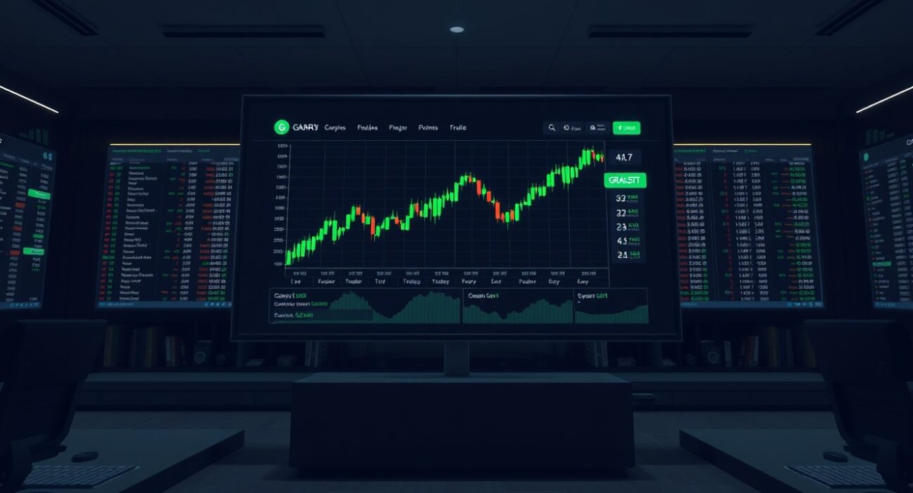 OKX GRASS spot trading pair displayed on a professional trading dashboard, symbolizing the new listing announcement.