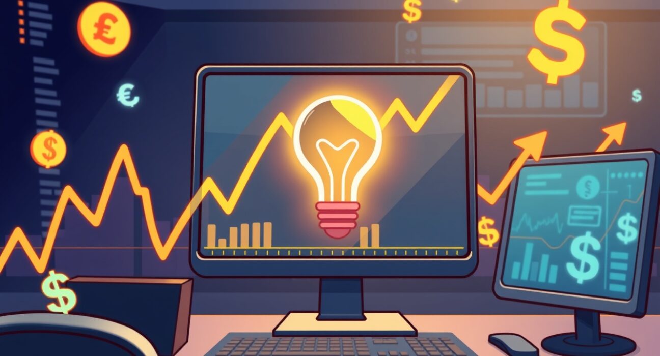 A vibrant cartoon illustration symbolizing the trading potential of LIGHT perpetual futures on OKX.
