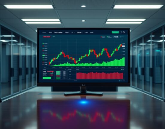 OKX exchange interface showing RLUSD spot trading pair with candlestick charts, representing the new Ripple stablecoin listing.