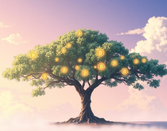 Conceptual Ghibli-style art symbolizing the OKX SENT listing and new market opportunities.