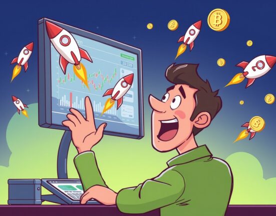 An excited trader anticipating the launch of OKX's ZEN perpetual futures, symbolizing new opportunities in crypto leverage trading.