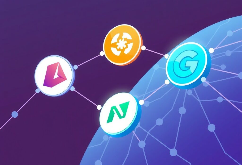 A visual representation of the Omni Network rebranding, showing a clear transition and evolution of its digital identity and token swap.