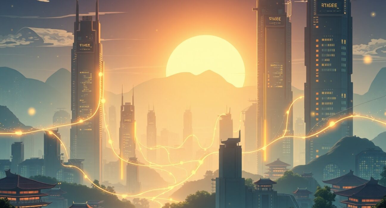 On-chain finance milestone showing $120 billion driving blockchain commercialization and real-world adoption.