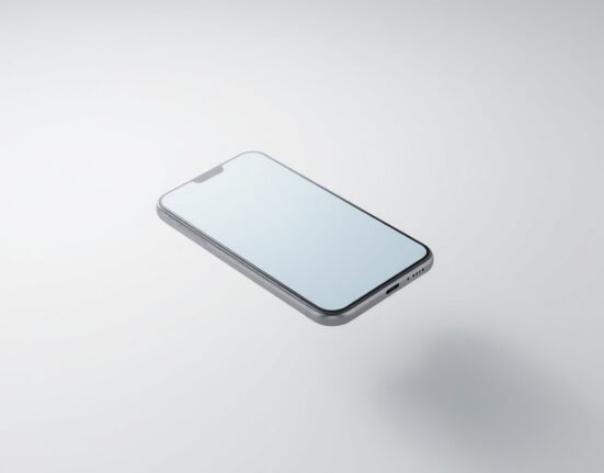 A futuristic OpenAI smartphone concept with AI agents replacing traditional apps, displayed on a blank screen.