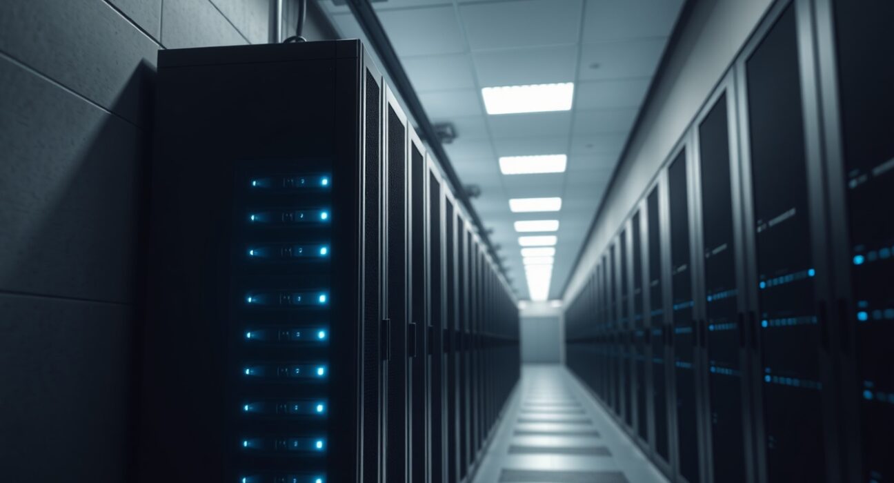 Secure government data center infrastructure for OpenAI and AWS AI models.