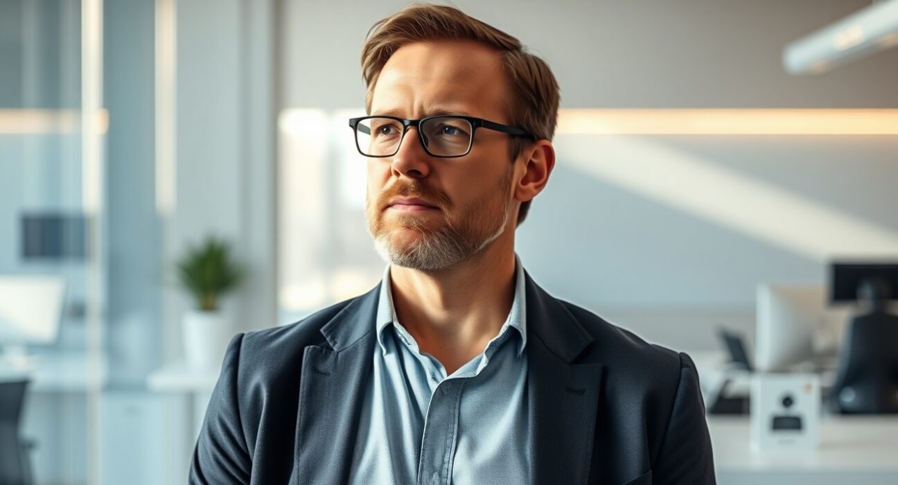 OpenAI co-founder Greg Brockman in a modern office setting, representing his new role overseeing product strategy.