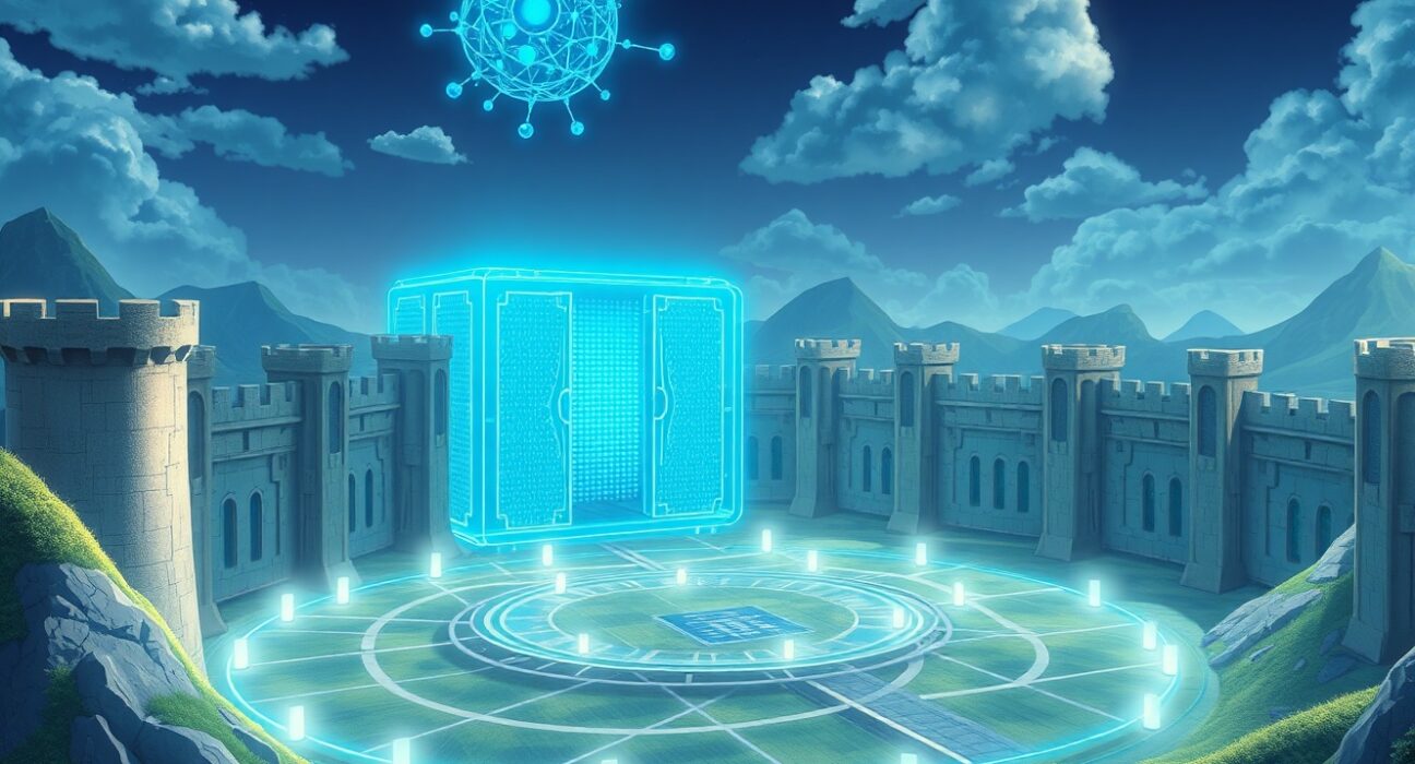 OpenAI Pentagon agreement safeguards protecting AI technology in defense applications with neural networks and digital barriers