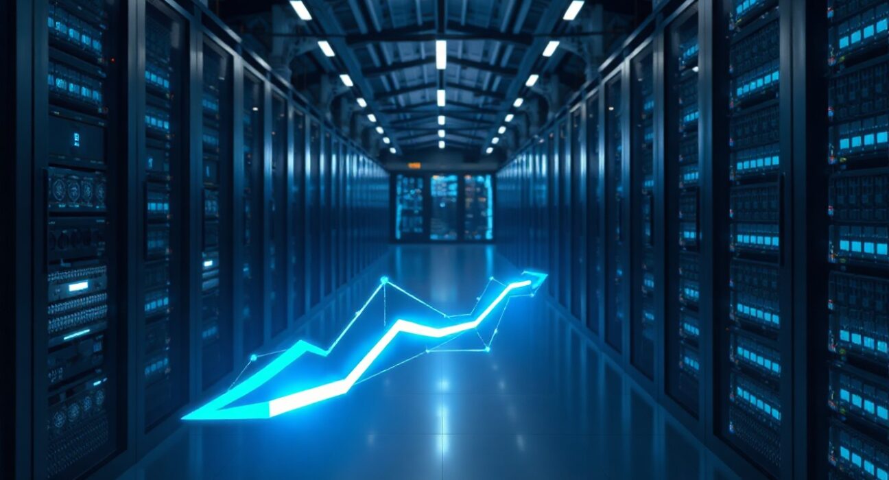 OpenAI Ultrafast mode data center with speed visualization