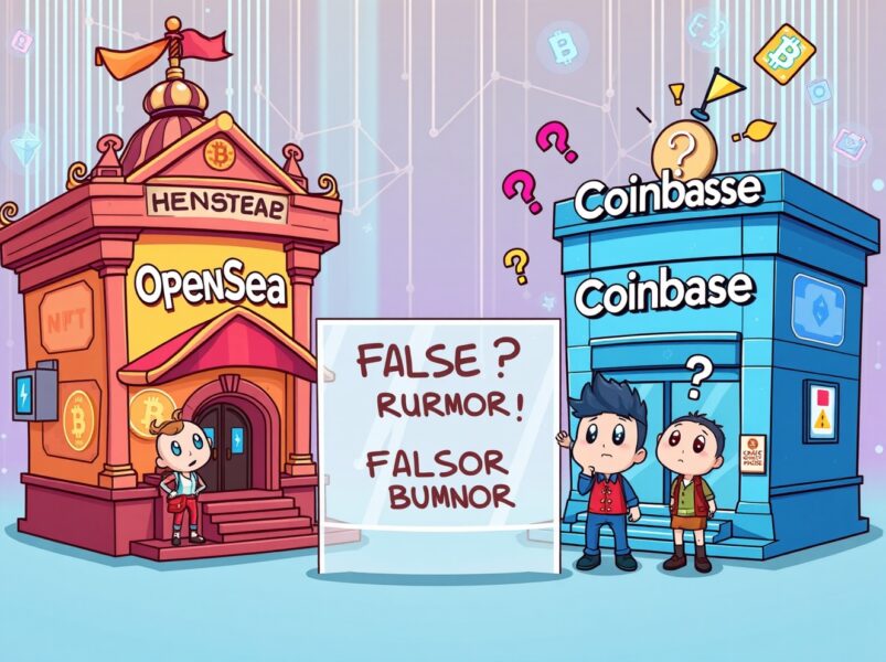 OpenSea SEA token clarification separating truth from false Coinbase rumors
