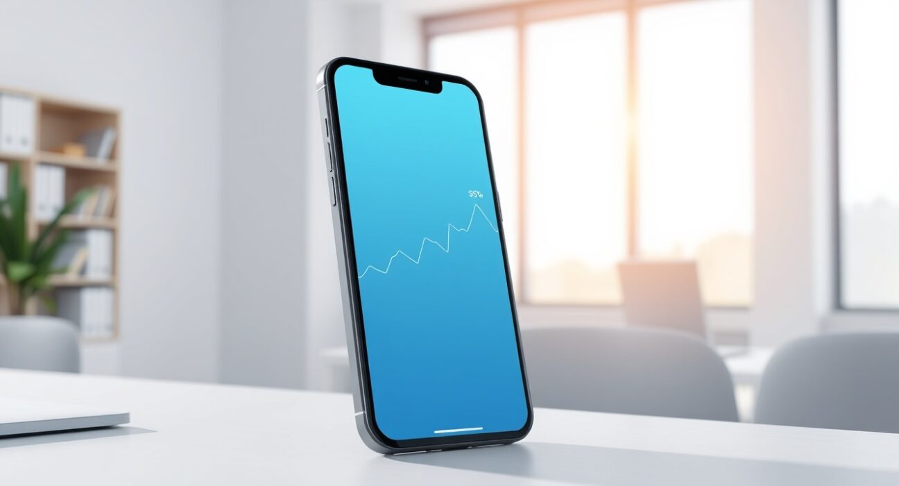 Smartphone displaying a digital wallet interface, representing Opera's strategic shift to CELO tokens for its MiniPay service.