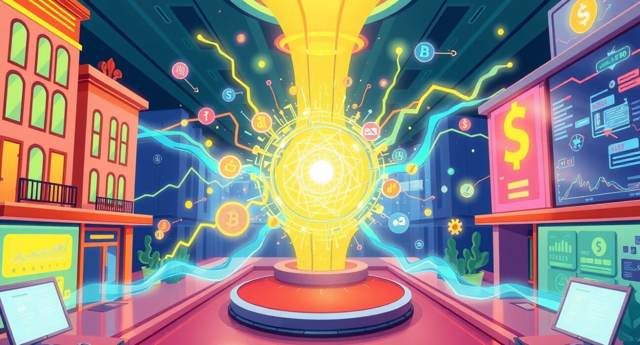 Opinion Labs drives massive trading volume between traditional finance and blockchain markets.