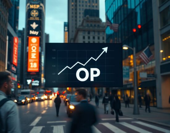 Optimism Foundation OP buyback program review concept with digital chart display