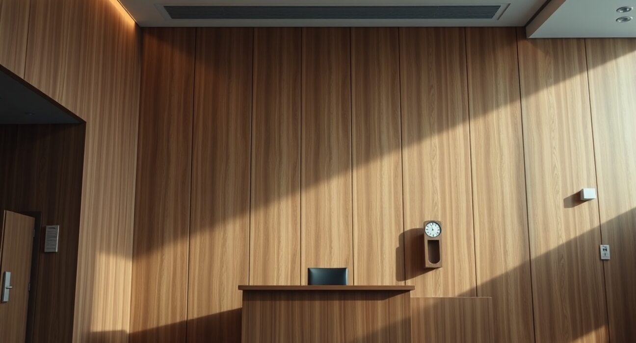 Interior of a South Korean courthouse, symbolizing the legal ruling against Orbit Bridge operator Ozys.