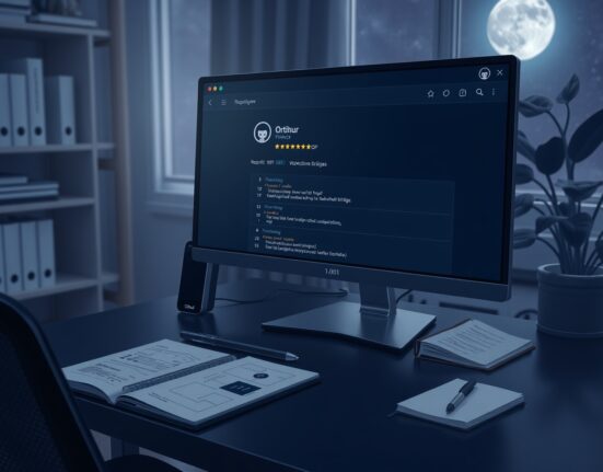 Developer workstation showing Orbiter Finance's OpenClaw MCP GitHub repository reaching over 1,000 stars.