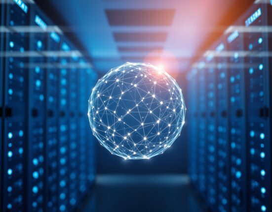 Visual representation of the Orbs DAO and its layered blockchain governance structure for managing tokenomics.