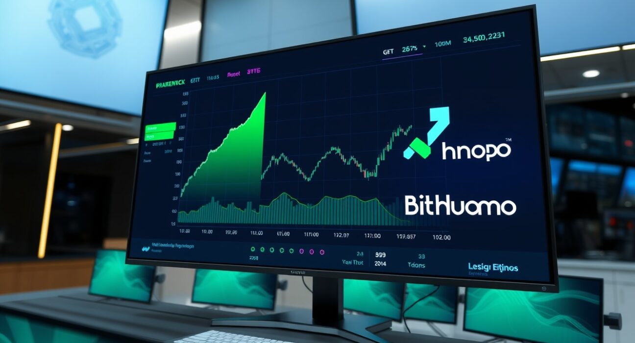 Cryptocurrency trading dashboard showing a sharp upward price chart for OSMO token.