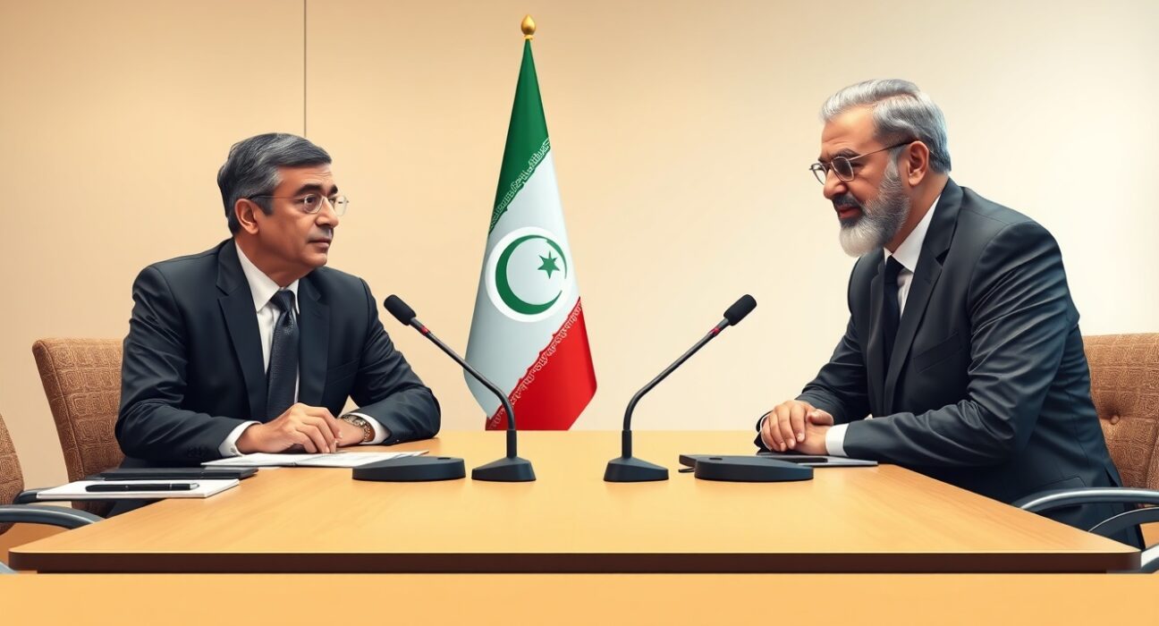 Pakistan and Iran officials meet in Islamabad to discuss resuming US talks, a key diplomatic step for trilateral negotiations.