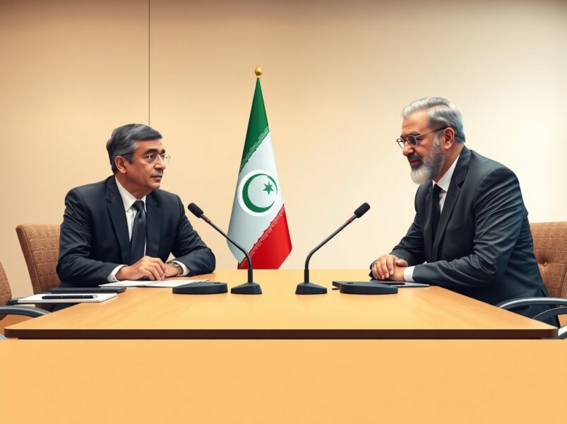 Pakistan and Iran officials meet in Islamabad to discuss resuming US talks, a key diplomatic step for trilateral negotiations.